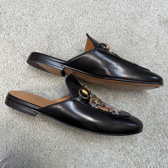 Gucci King Tiger Princeton Leather Loafer For Men Size 6 - Picture 7 of 8